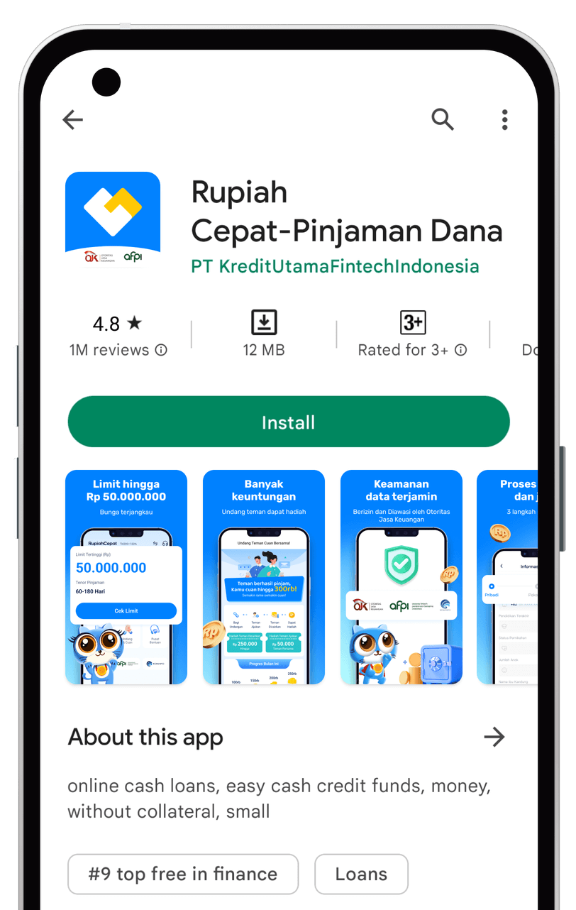 Rupiah cepat pinjaman online